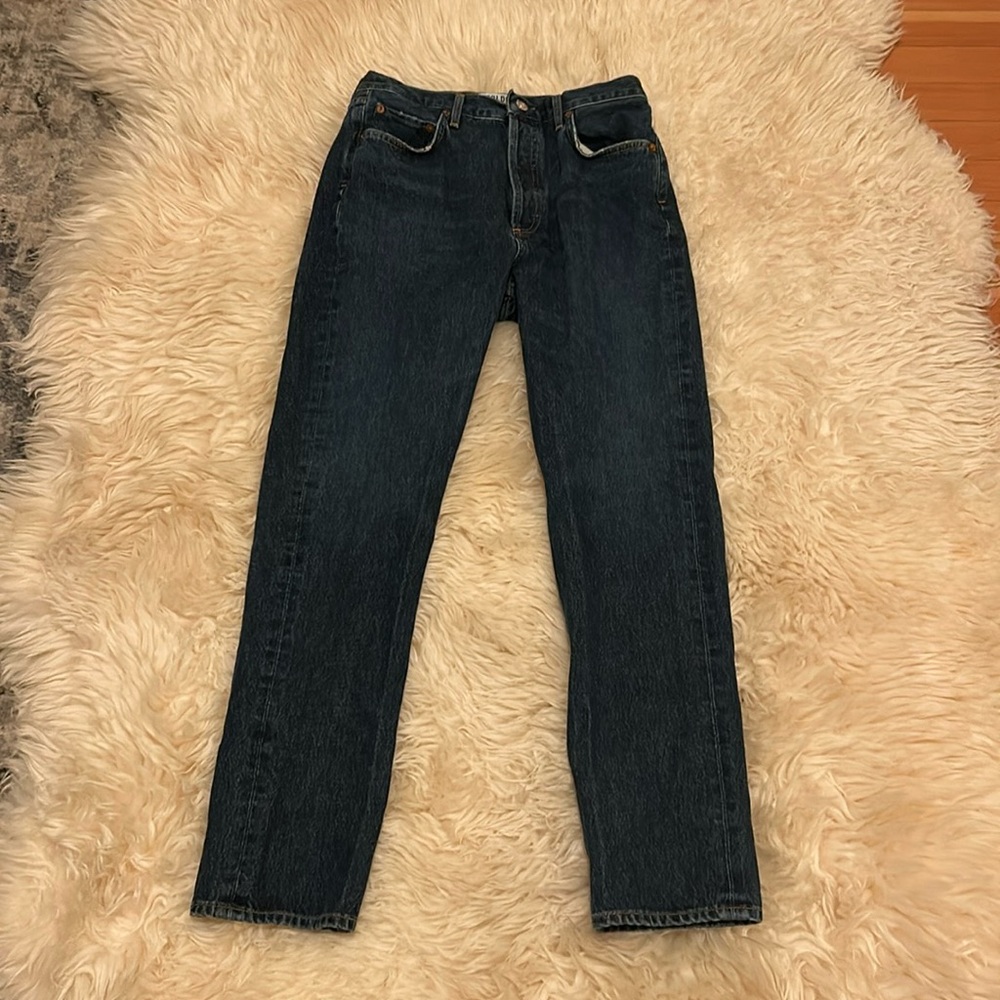Size 27 agolde straight legged jeans